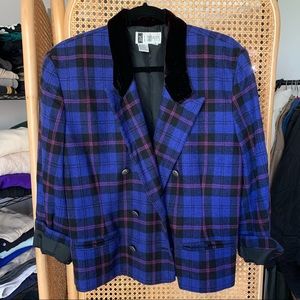 Vintage 80s Cropped Blazer